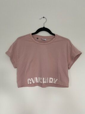 Gymshark Dusty Pink Cropped Tee
